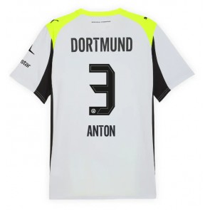 Borussia Dortmund Waldemar Anton #3 Udebanetrøje 2025-26 Kortærmet